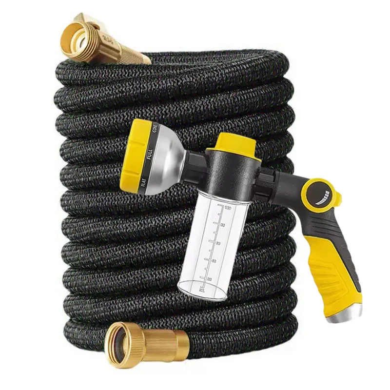

Гибкий садовый шланг Magic Hose с пистолетом-распылителем высокого давления, многофункциональный, для полива сада, инструмент для орошения