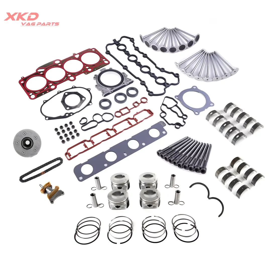 2.0T Engine Gaskets Adjuster Overhaul Rebuilding Kit Fit For VW Jetta Golf Passat EOS Audi A4 A6 S4 S6 TT 06F253039G BPY