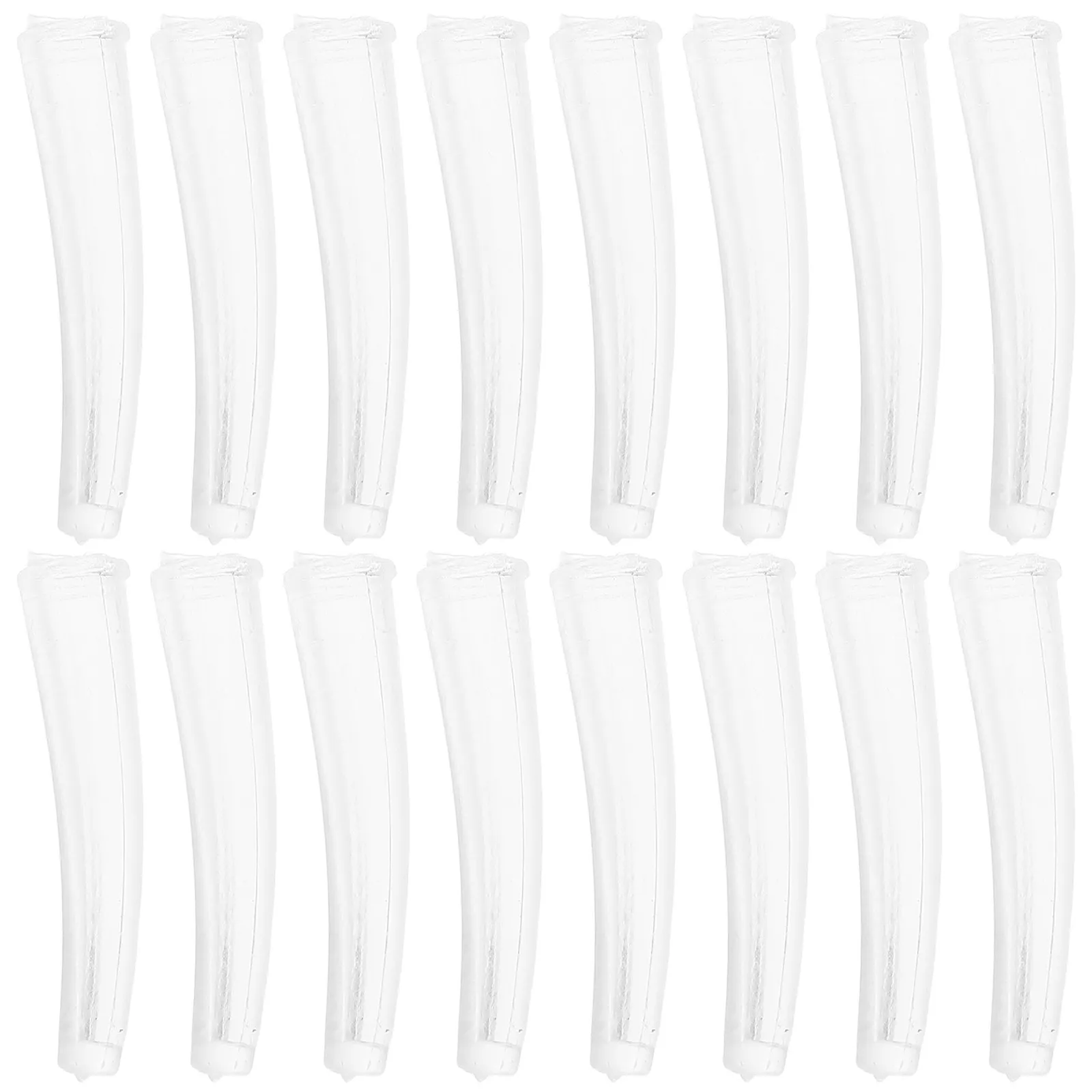 

100Pcs Tweezers Protective Sleeve Transparent Non Slip Tip Covers for Eyelash Extension Grafting Eyebrow Grooming