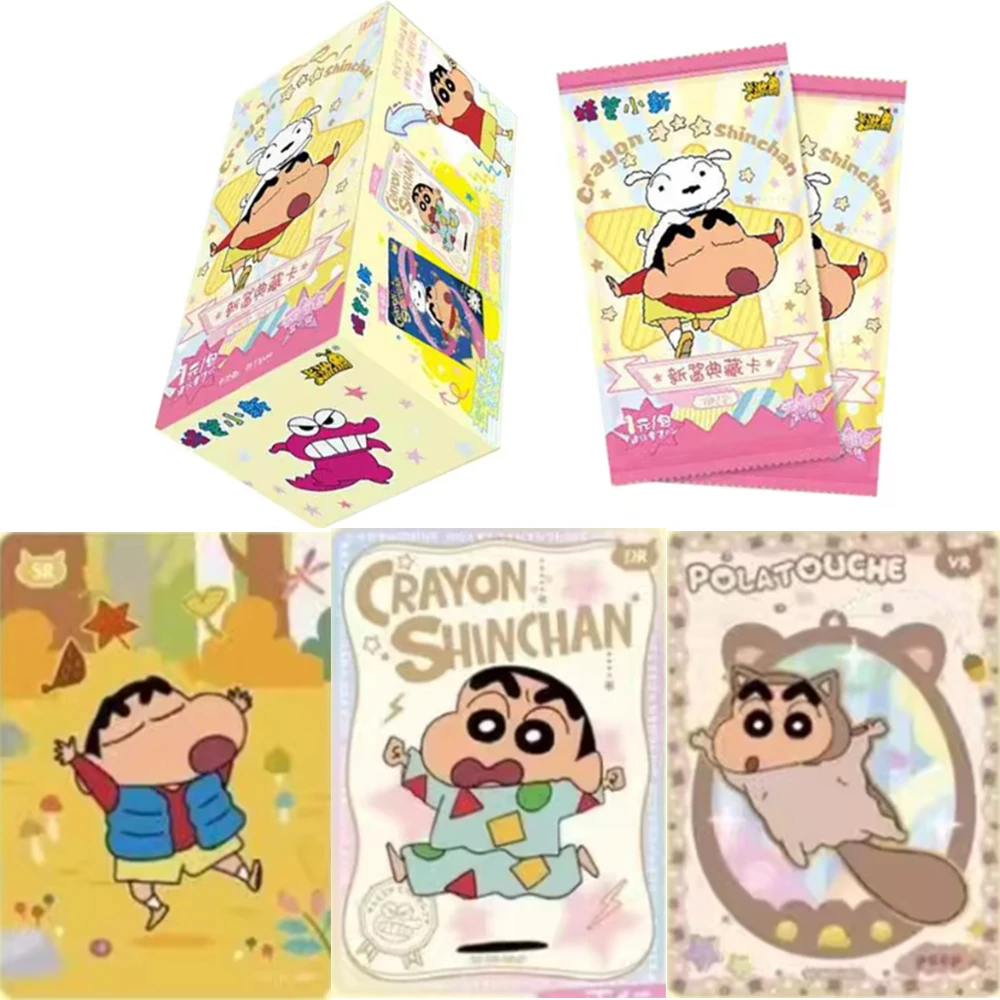 KAYOU Genuine Crayon Shinchan Card Energy Pack Full of Energy Rare DR Cards Anime Collectible Card Toys Gifts