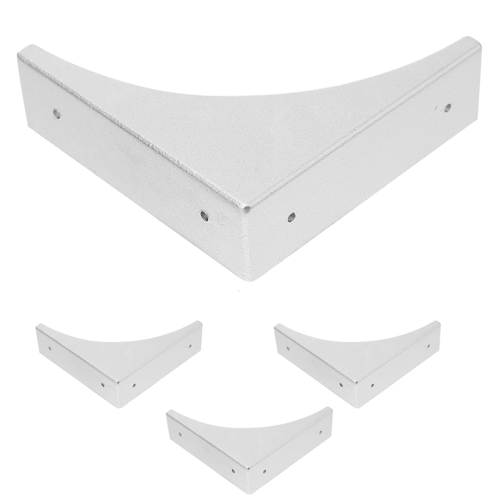 

4Pcs Decorative Corner Guards Vintage Metal Protectors Furniture Corner Bumpers Desk Edge Safety Covers Edge Safety Guard