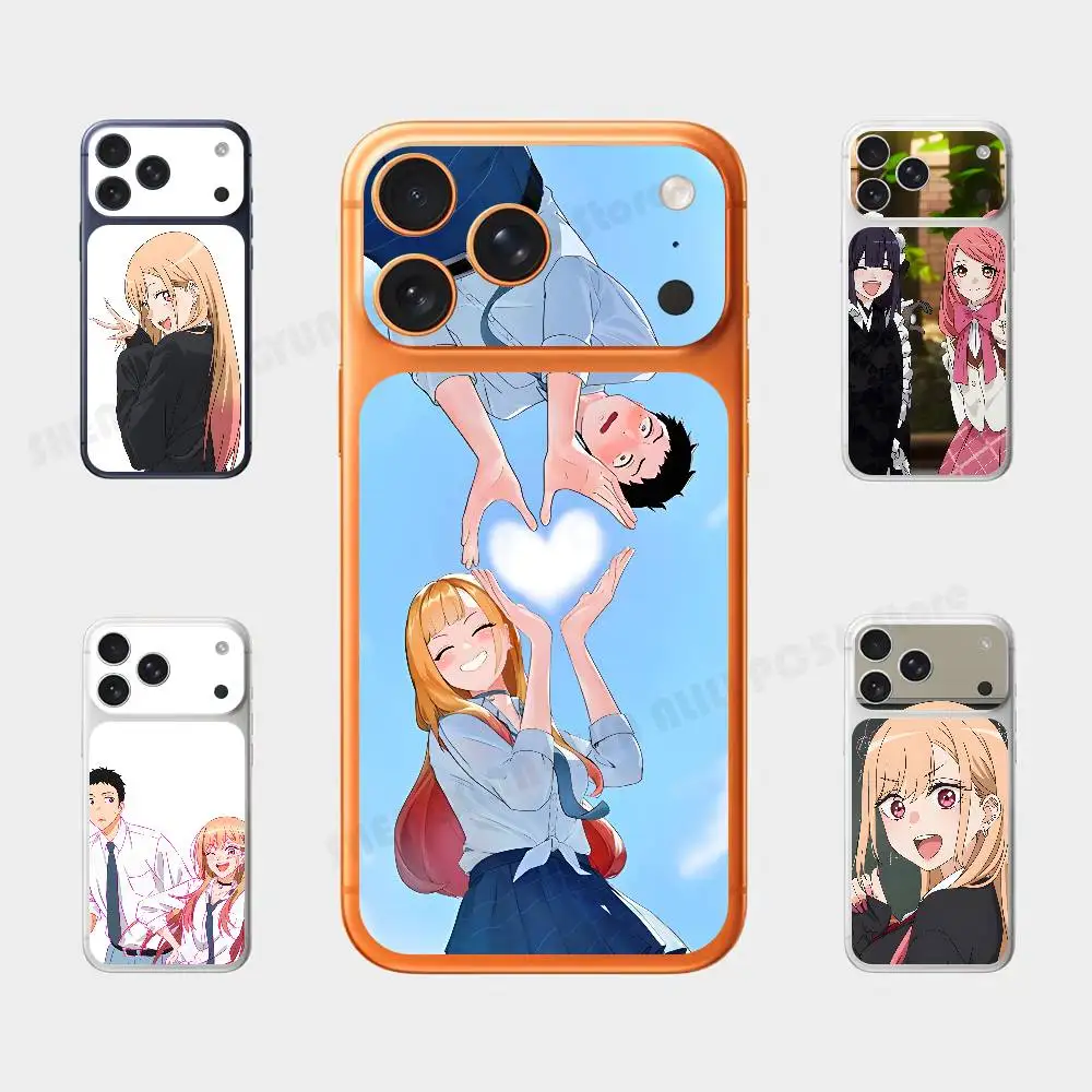 

Cute Love Manga My D-Dress Up Darling For IPhone 17 Pro ProMax Full Back Cover Decal Wrap Skin Rear Protective Sticker Film