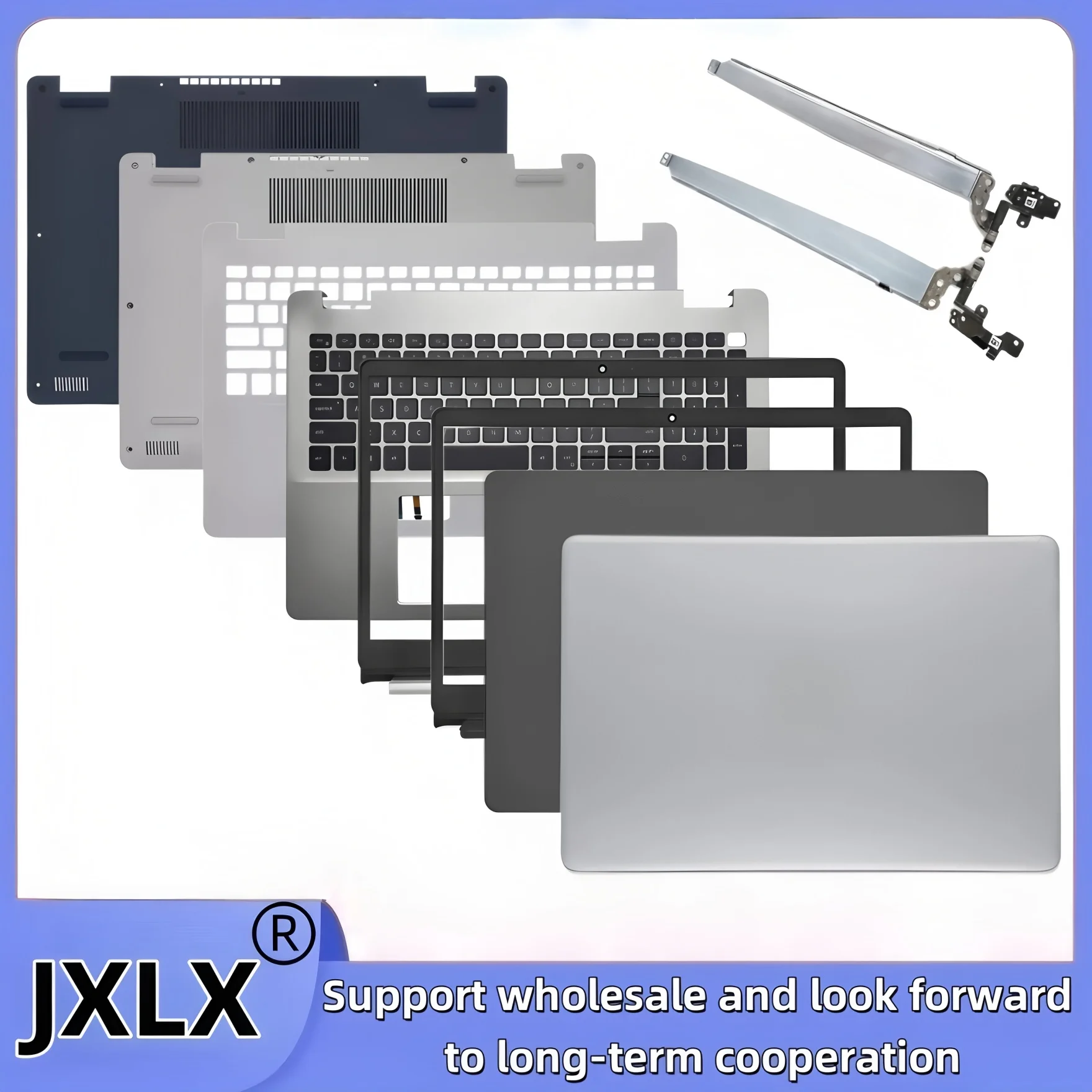 

JXLX® New For Dell Inspiron 15 5000 5593 Laptop LCD Back Cover Top Case/Front Bezel Cover/Palmrest Cover/Bottom Base Cover