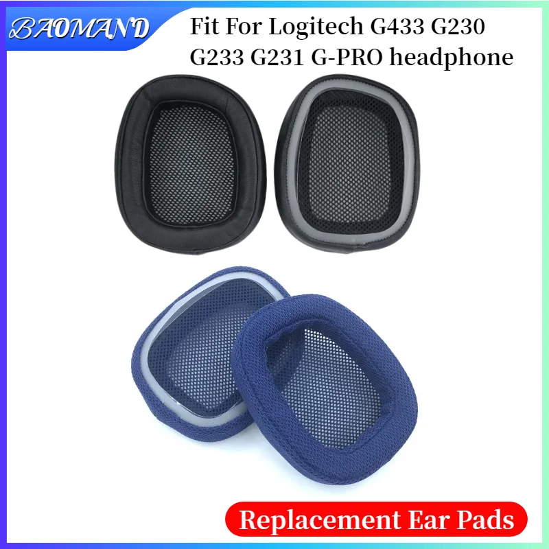 

Replacement Ear pads for Logitech G433 G230 G233 G231 G-PRO Headphones Memory Foam Ear Cushions High Quality Earpads headset