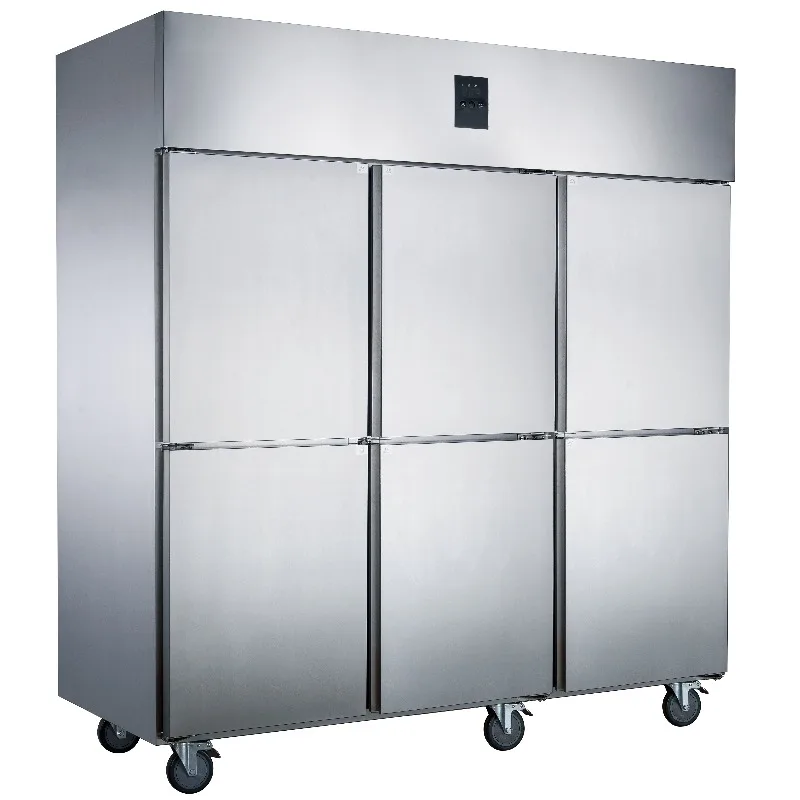 Airo Hot Sales Commercial Supermarket 6-Door Display Freezer Showcase Single-Temperature Air Cooler