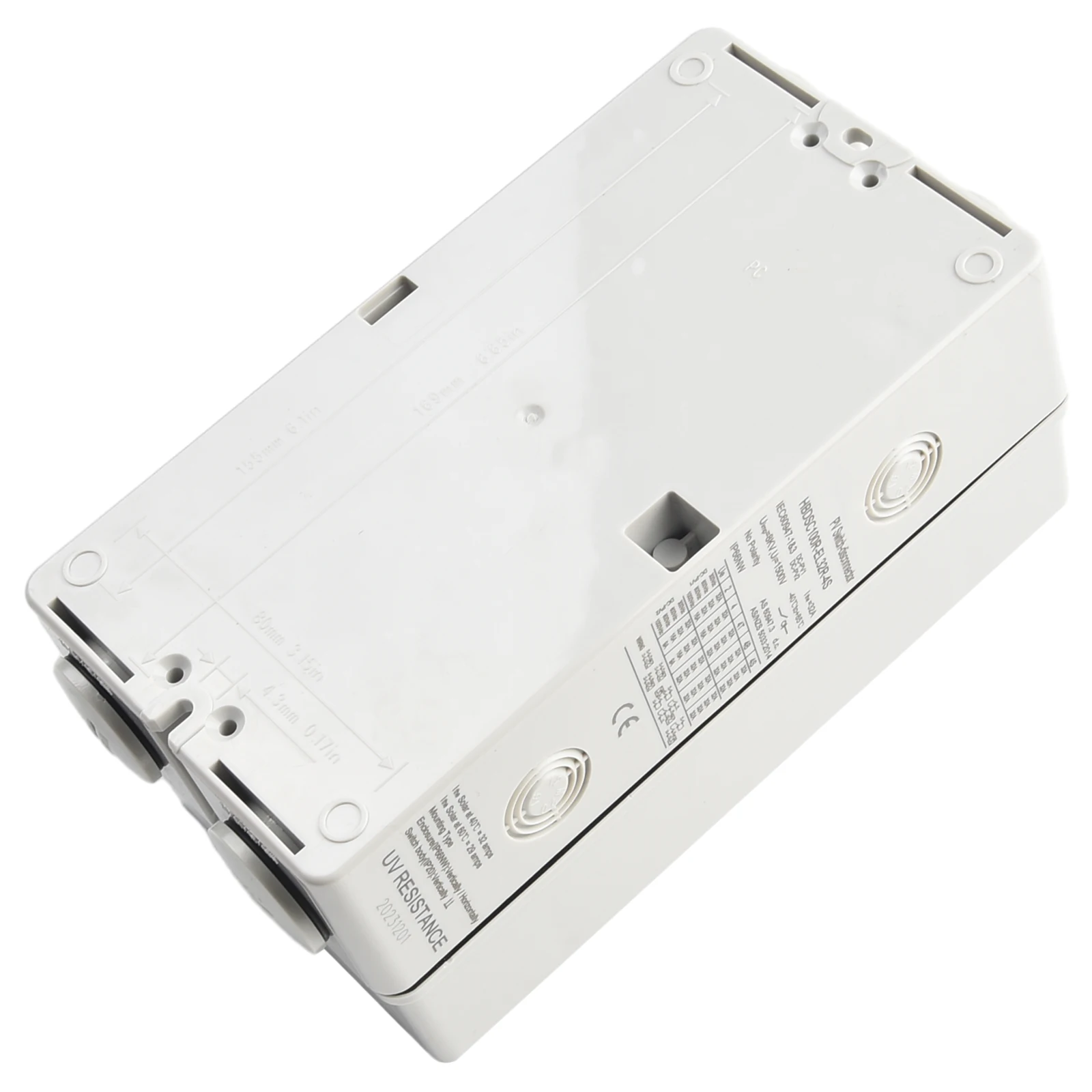 

Configurable Isolator Switch for Photovoltaic Systems 32A 1000VDC IP66 Rated for Safe Disconnection and Control