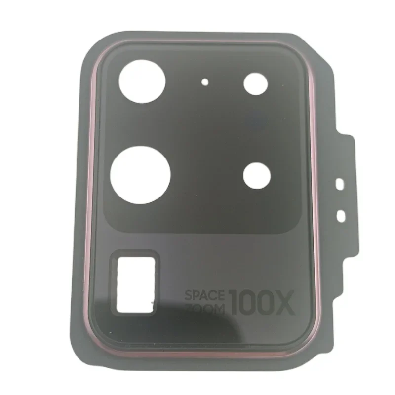 

Rear camera glass lens cover with frame holder with sticker for Samsung Galaxy S20 ultra replacement parts