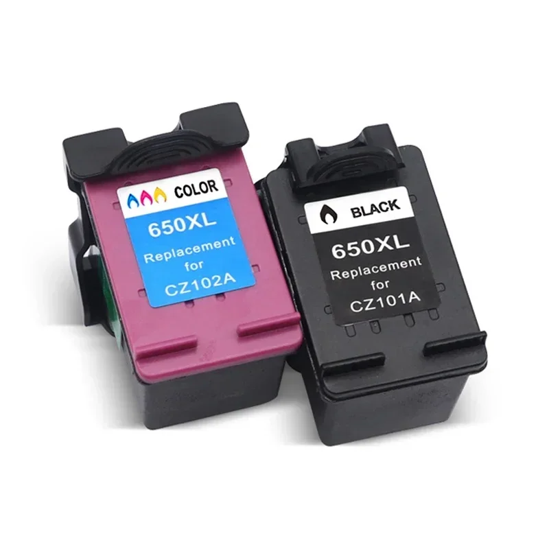 Compatible 650XL Ink Cartridge Replacement for HP 650 HP650 XL for hp Deskjet 1015 1515 2515 2545 2645 3515 4645 Printer