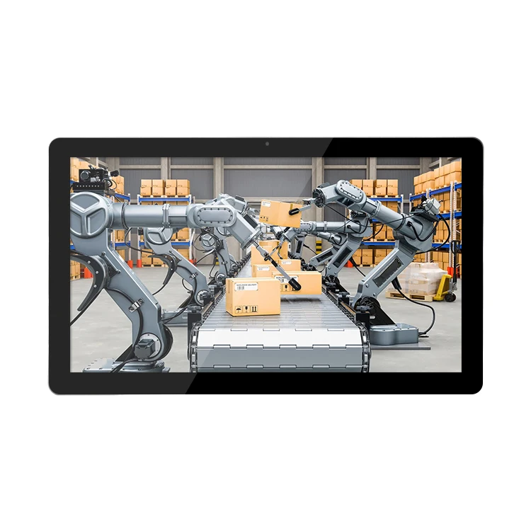 غرفة اجتماعات Sunworld الراقية الكل في واحد آلة USB تيار مستمر الضميمة البلاستيكية لافتات رقمية 1920*1080 شاشة AIO مقاس 14 بوصة #2