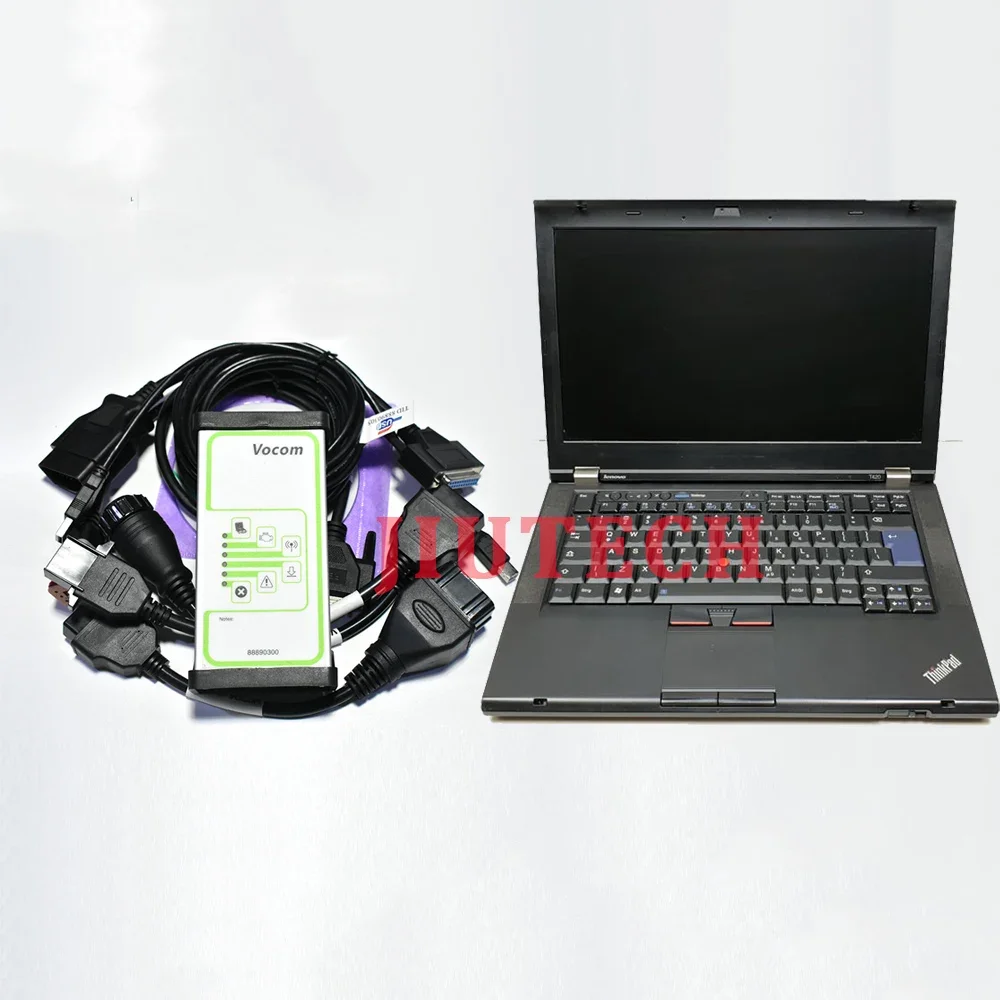 

T420+latest Version Vocom 88890300 Adapter PTT 2.7.106 ForVolvo FH FM Euro6 Diagnostic Tool