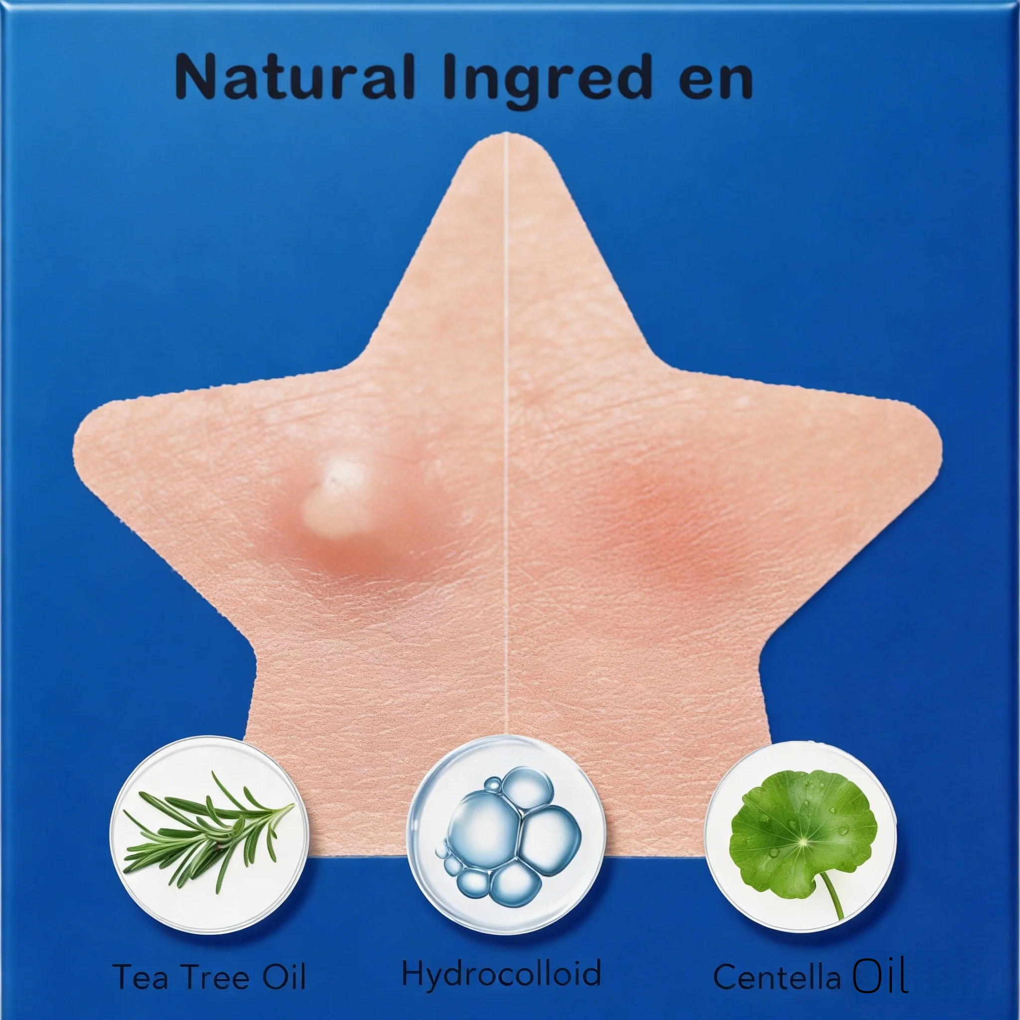 ティーツリーオイル配合のニキビパッチ360枚 - 無香料、すべての肌タイプに適しています、傷跡をカバーし、ディープクレンジングを行います