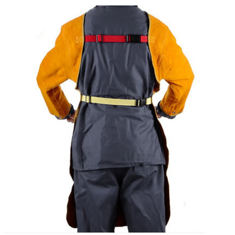 L XL Sleeved Cowhide Apron Reverse Dressing Category 1 Adult L0.52XL