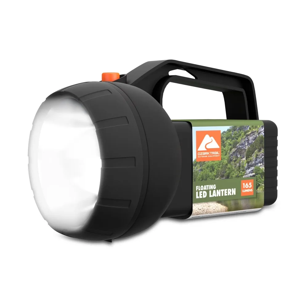 

Portable LED Spotlight Floating Lantern for Camping Emergency Light Outdoor Backyard Adventure with 2 AA Batteries