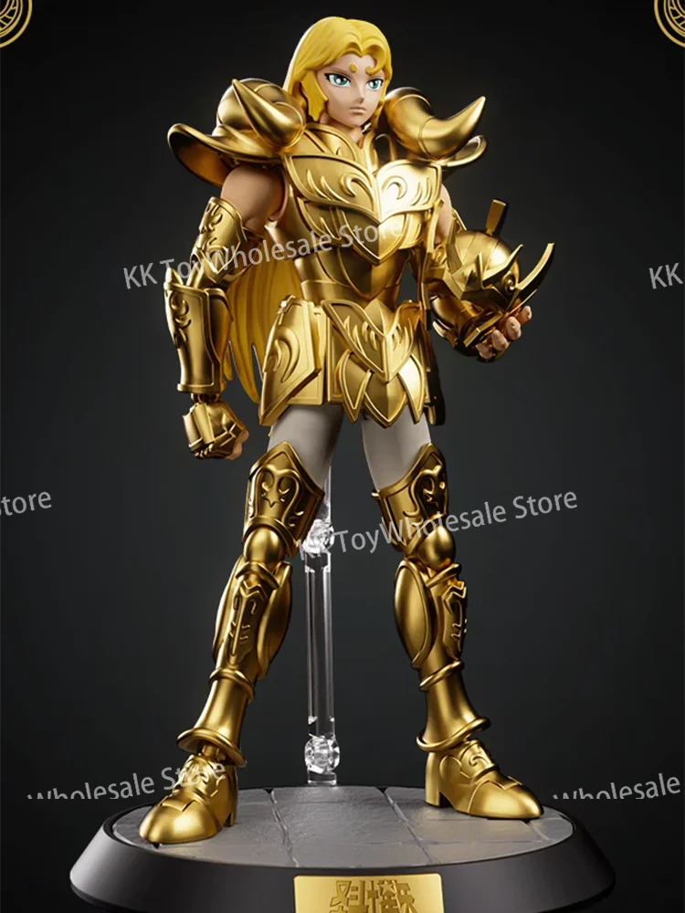 Original In Stock Blokees Saint Seiya Assembled Model Aries Transcendence Edition Comic Action Figure with Base Customized