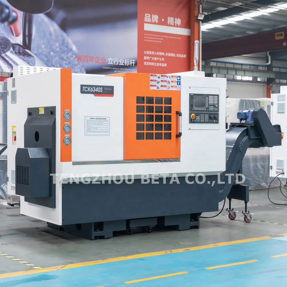 400Mm High Speed Gang Type Tools CNC Lathe Price With Bar Feeder