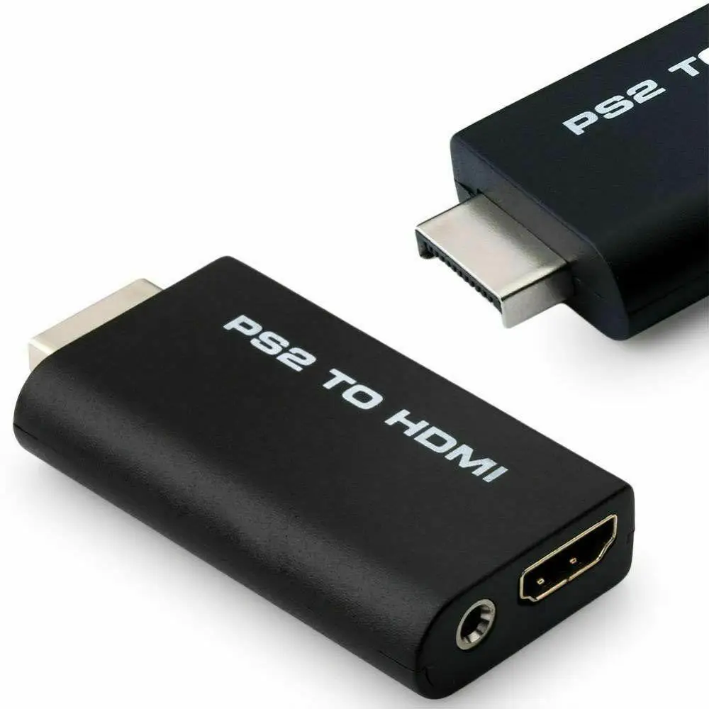 محول محول الصوت والفيديو متوافق مع HDMI ، كابل AV ، جزء التوصيل والتشغيل ، سوني بلاي ستيشن 2