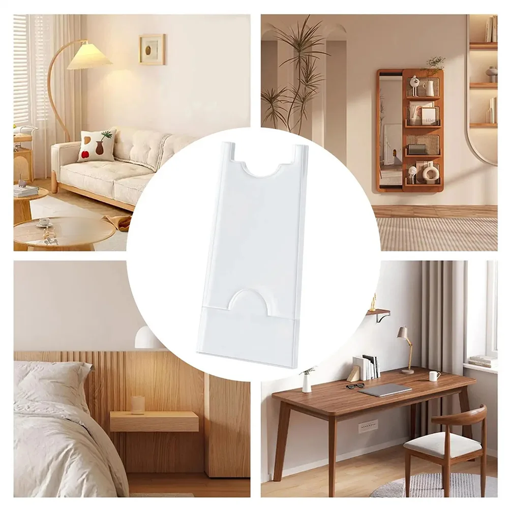 Clear Couch Wall Spacer Fits Various Edges Tool-free Installation Even Pressure Distribution For Wall Protection For Sofa