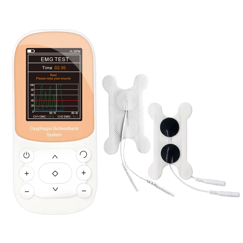 

KM250Pro Biofeedback Dysphagia Device for Physical Therapy Neuromuscular Re-Education NMES Therapy Mimics Swallowing