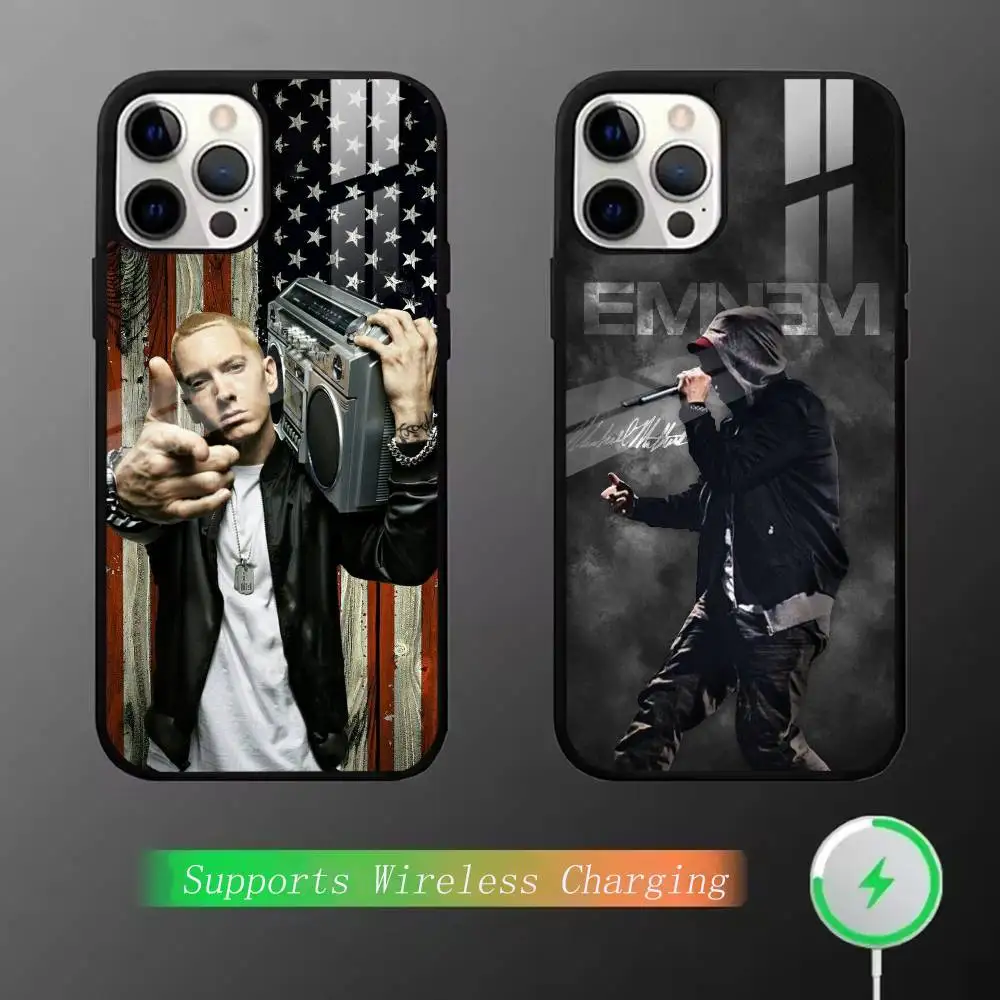 Hip-Hop Rap Horrorcore E-Eminem Phone Case For iPhone15,16,17,14,13,12,11 Plus,Pro Magnetic For Wireless Charging