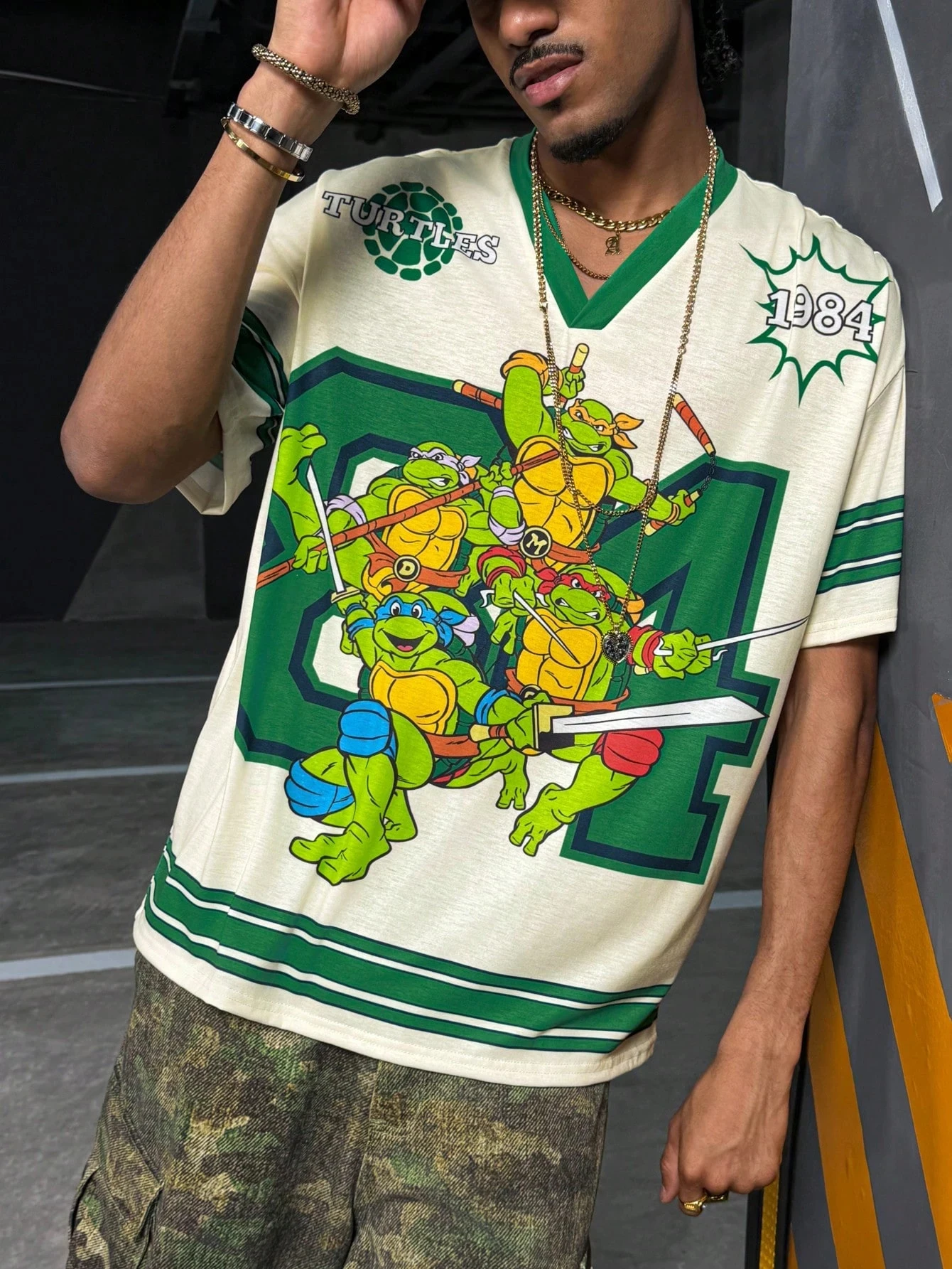 Summer Ninja Turtles Four Brothers Printed Y2K Fashion Quick Drying Casual Sports Men's and Women's Short Sleeved T-shirts - view 3