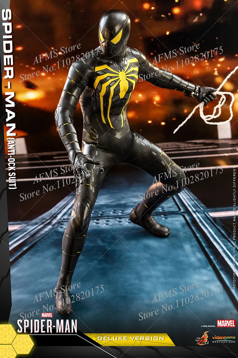 Hottoys ht vgm45 vgm441/6 escala figura colecionável homem aranha anti polvo batalha terno 12 Polegada homem soldado figura de ação modelo