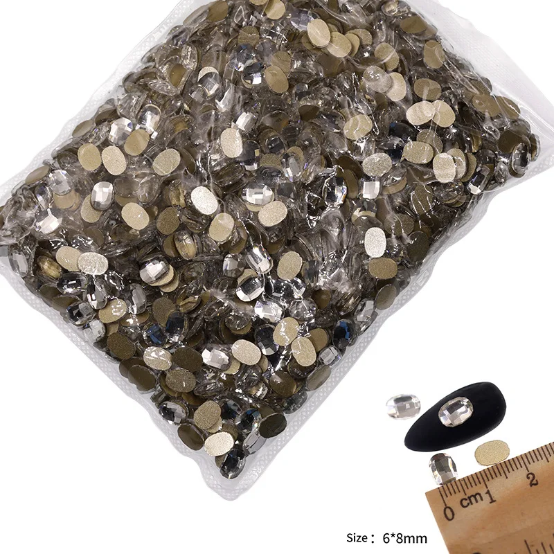 VDD P501-P540 Großhandel 1440 Stück Glas-Kristall-Strasssteine mit flacher Rückseite, Glitzersteine für Nagelkunst, DIY-Bastelarbeiten und Dekoration – Detail 36