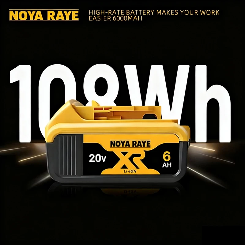 Originální pro DEWALT 20V/60V baterie DCB606 DCB182 DCB205 DCB206 DCB209 elektrické nářadí 18V baterie 2AH 6AH 9AH pro baterie Dewalt - náhled 2