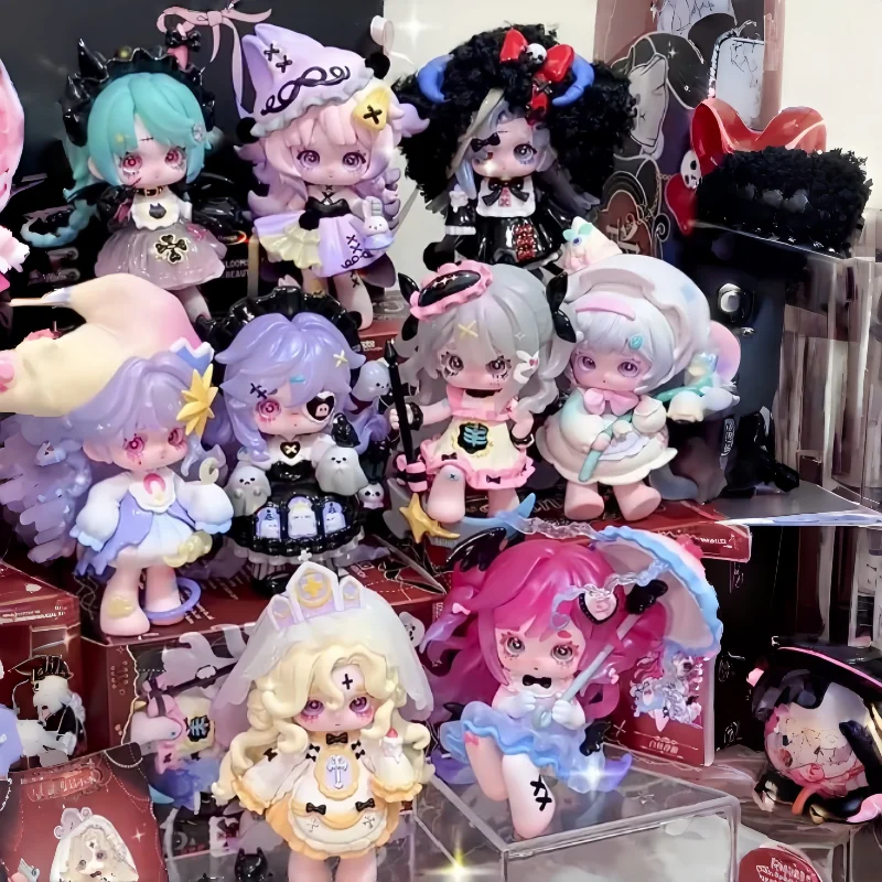 

Witch Revelation Series Blind Box Anime Figure Trendy Toy Creative Collectible Decoration Gothic Style Student Gift