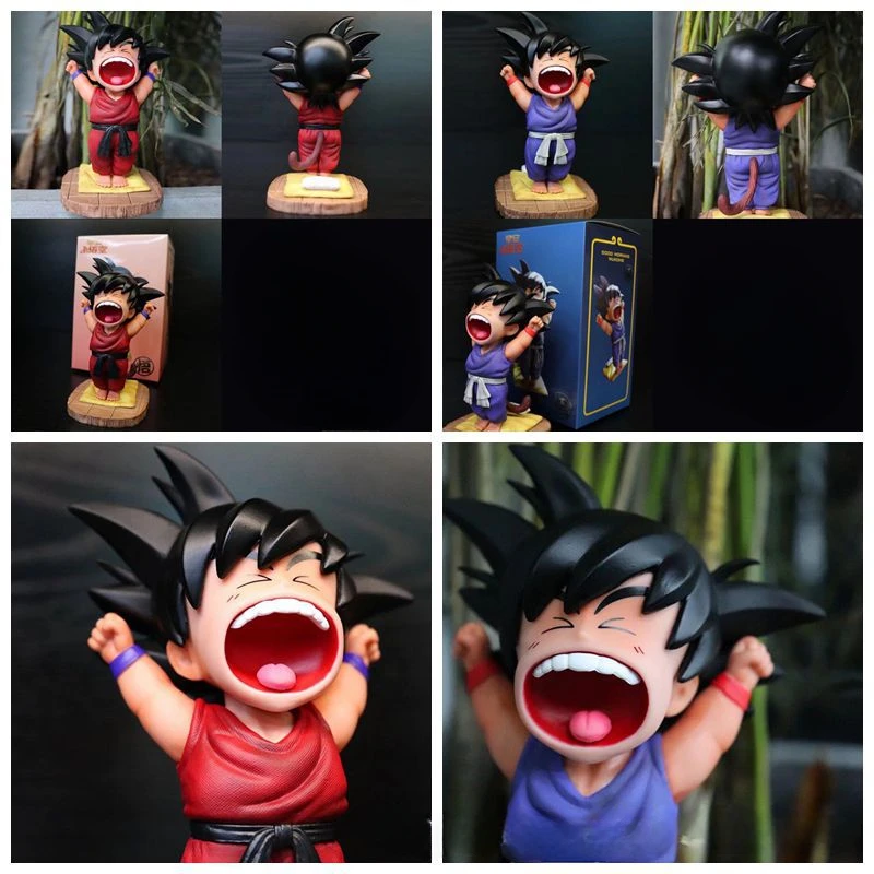 

Dragon Ball Bandai Good Morning Red/Blue Yawn Childhood GK GK Statue Sculpture Animation Figure 16cm