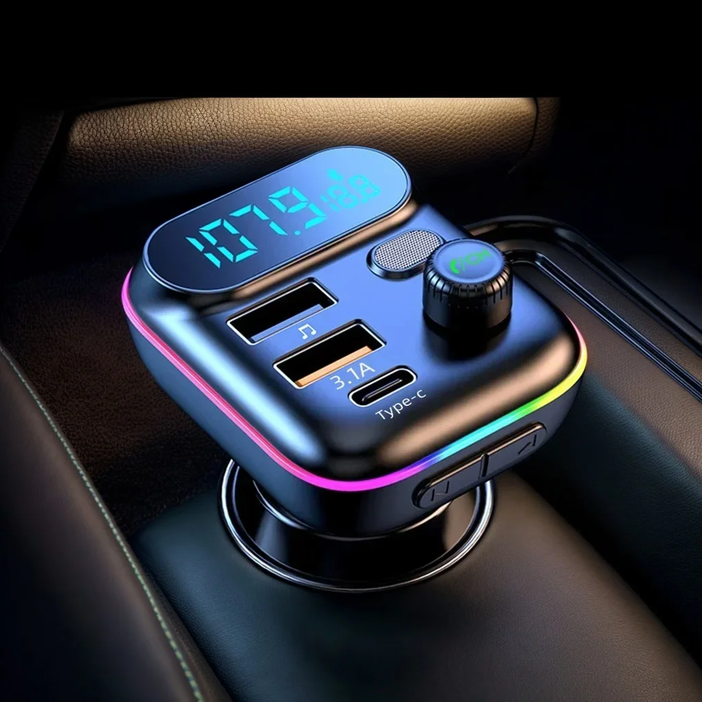 

Автомобильное зарядное устройство QC3.0 PD 25 Вт — FM-передатчик Bluetooth 5.0 с MP3-плеером и поддержкой TF-карты