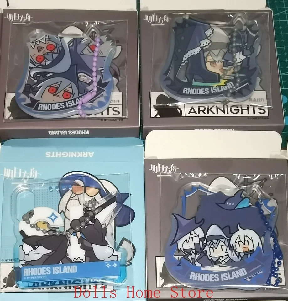 

Game Arknights All Specter Kawaii Cosplay Acrylic Keychain Bag Pendant Cartoon Mini Keyring Charm Fans Decor Collection Gift