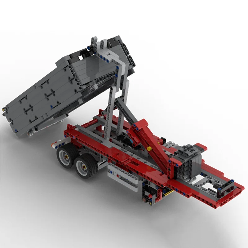 685 pièces MOC Hooklift Semi-remorque C modèle en option bâtiment technique blocs cadeaux de noël assembler bricolage idée brique jouet anniversaire