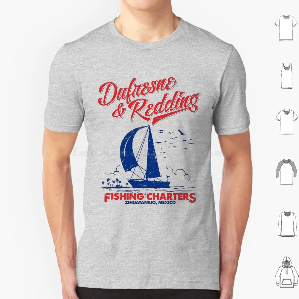 Camiseta Dufresne y Redding para hombres, mujeres y niños, 6xl, Andy Dufresne, Redding, Shawshank, redención, carters de pesca, México, Zihuatanejo