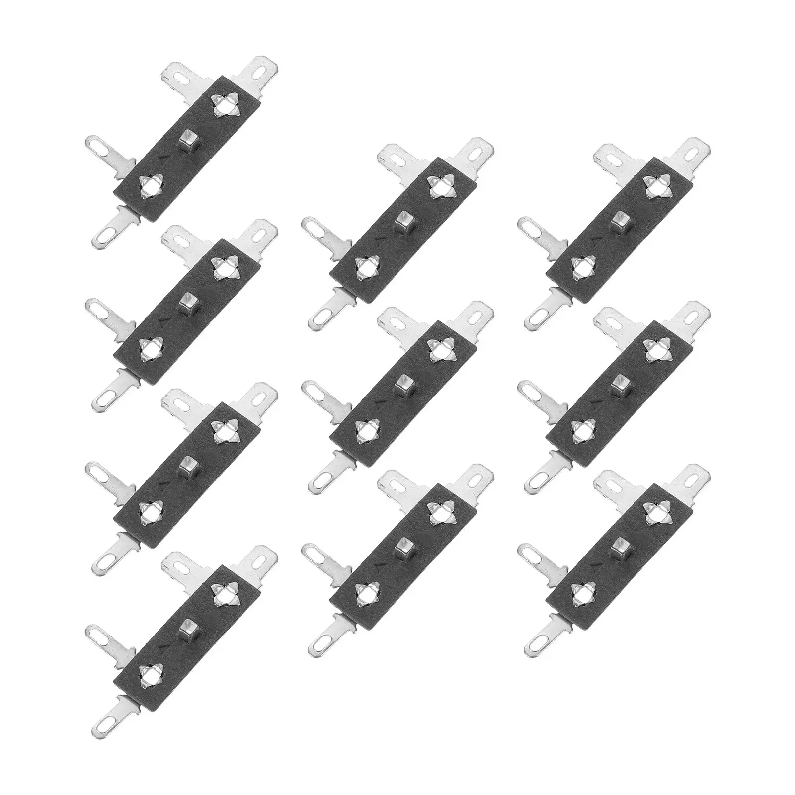 Conectores de Terminal para Caixa de Som (10 Peças) - Conectores de Fio Plano Compactos com Design Robusto para Solda, Ideais para Áudio Automotivo e Doméstico