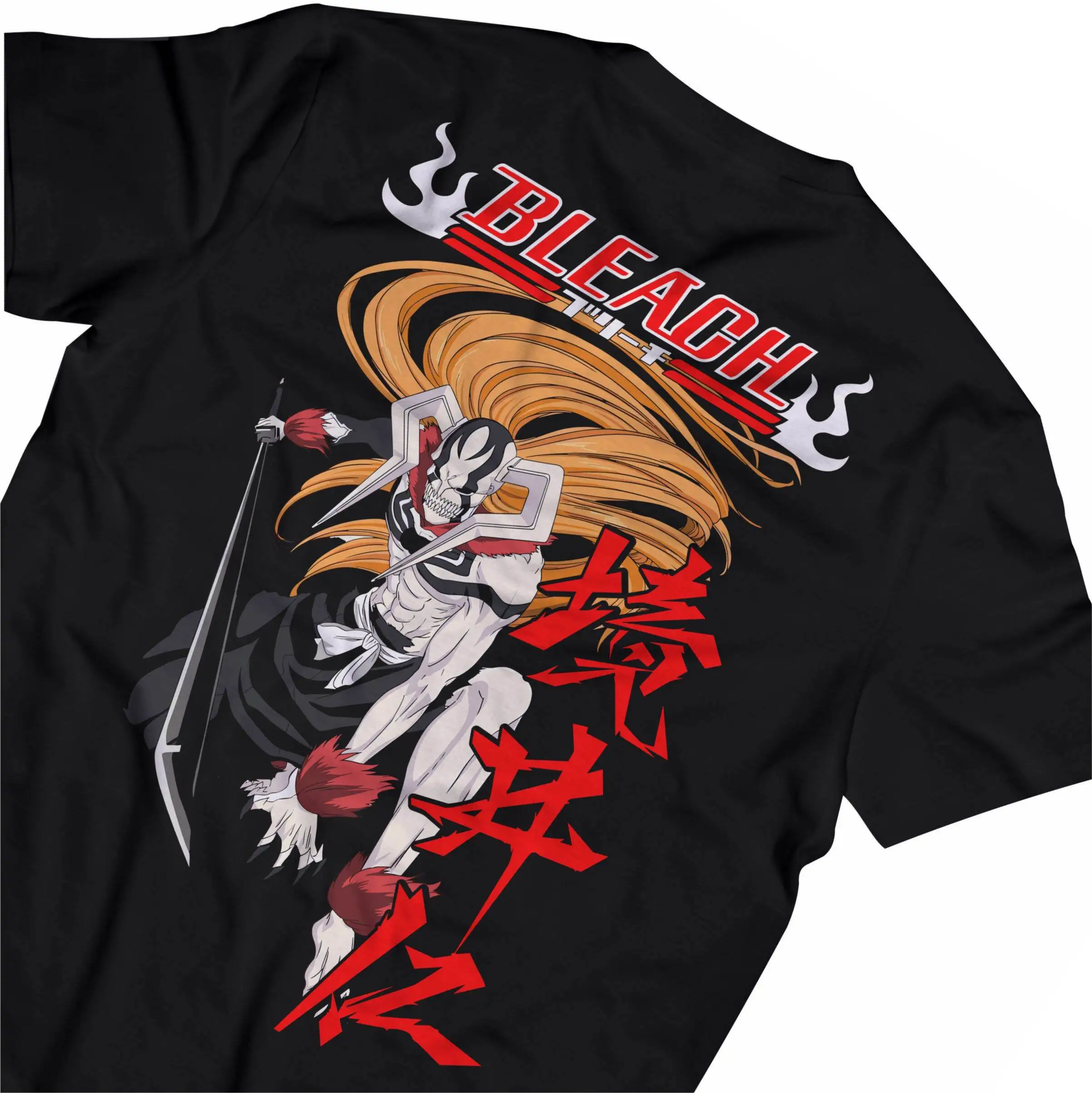 BLEACH HOLLOW ICHIGO BLC001# BAJU ANIME JEPANG | T-Shirt Anime | Kaos Anime | Cotton Combed 30s Unisex Streetwear Kaos Oversize