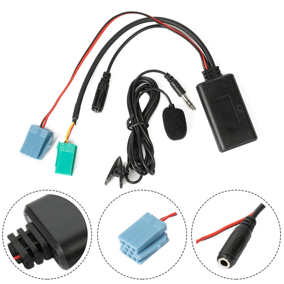 Câble Audio Auxiliaire Bluetooth Attisfiera Pour Renault Clio Espace Kangoo Etc.