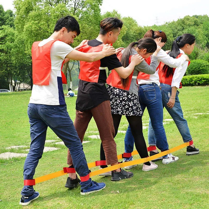 Outdoor Sports Games Giant Step Cooperative Band Walker Team Building Activities for Adults Kids Field Day Holiday Party Fun