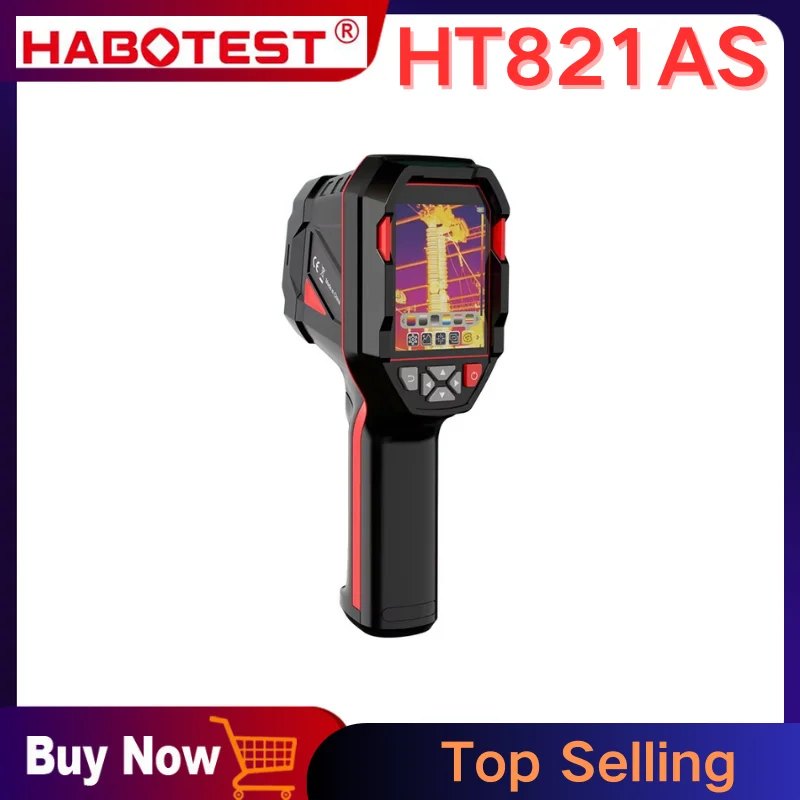 كاميرا تصوير حراري قابلة لإعادة الشحن HABOTEST HT821AS -20 ℃ ~550 ℃ تصوير حراري محمول مقاوم للماء والغبار ومضاد للسقوط #1