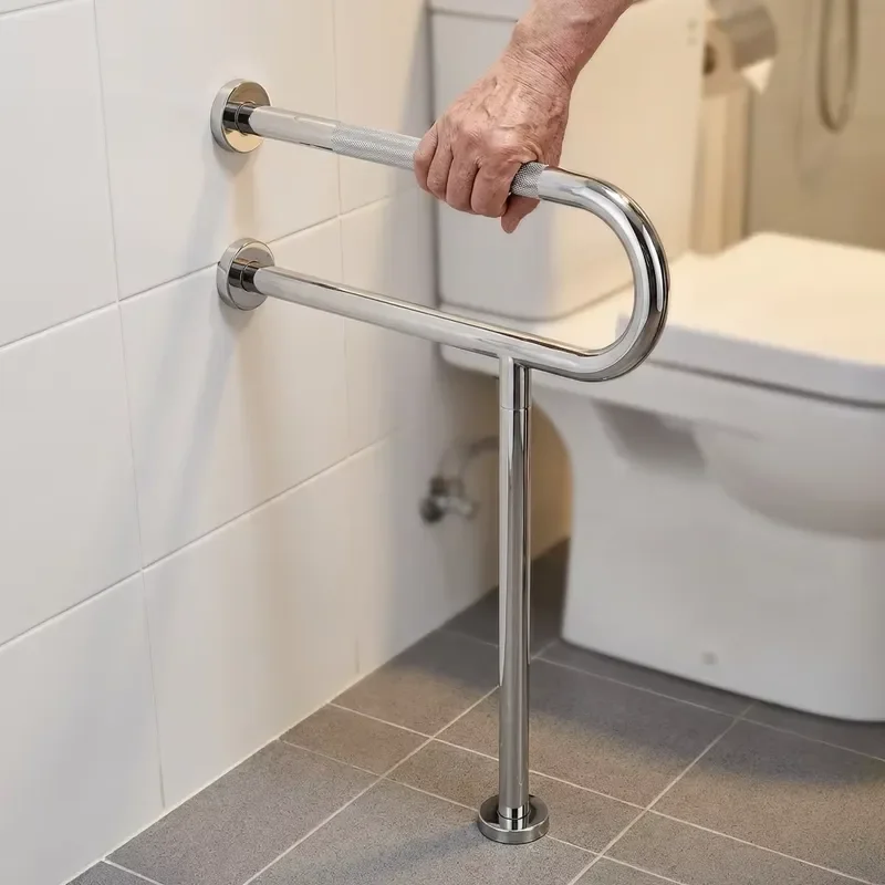 304 Stainless Steel Wall Mounted Urinal 40x60cm Adjustable Non Slip Modern Design Durable Eco Friendly Bathroom Fixture