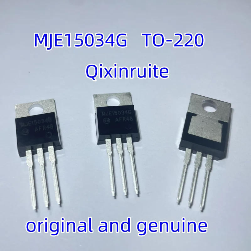 Qixinruite   New original MJE15034G MJE15035G TO-220 audio amplifier mid high frequency driver bipolar power transistor