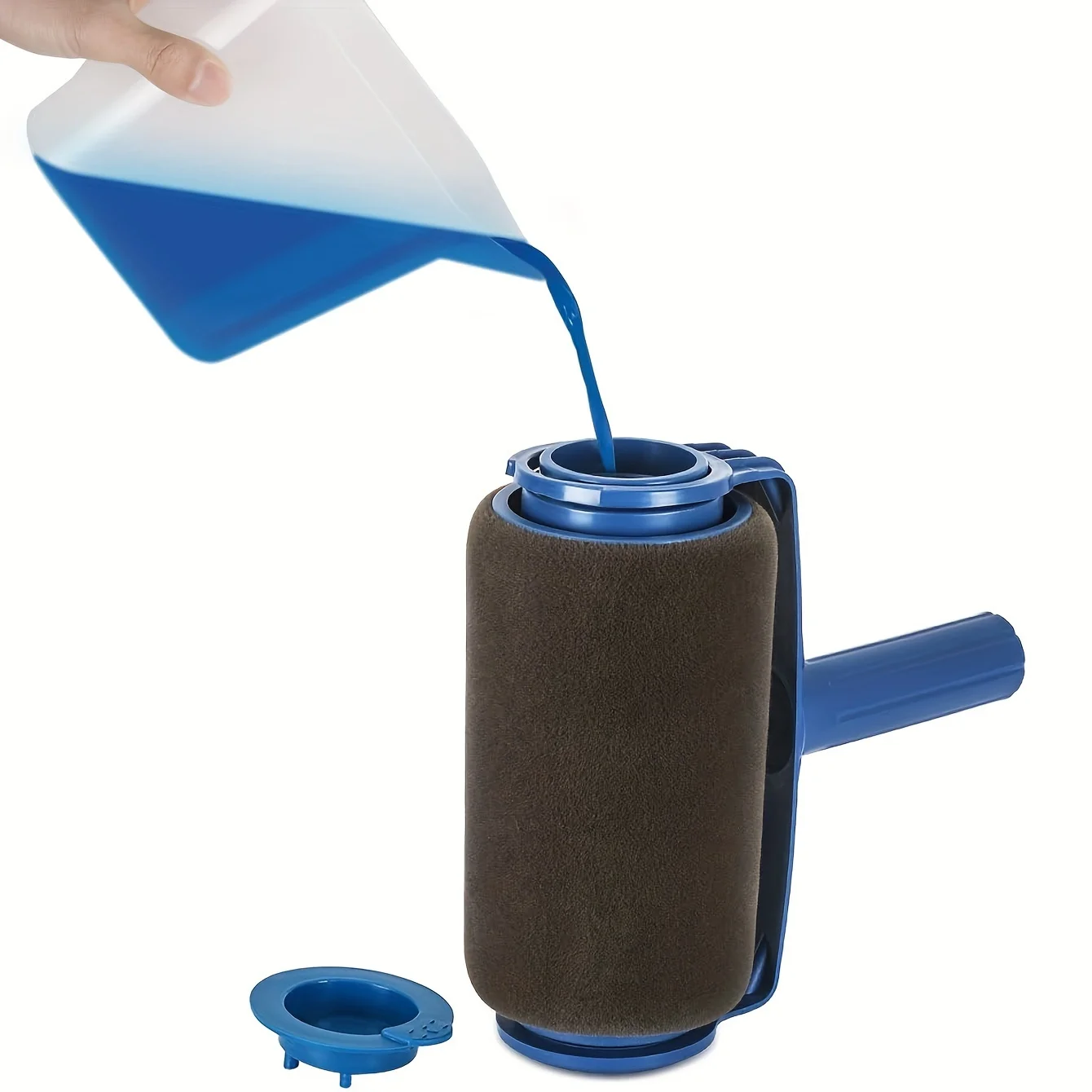 Picture 3: Extendable roller brush — latex paint roller, painting tool for walls, paint applicator & brush