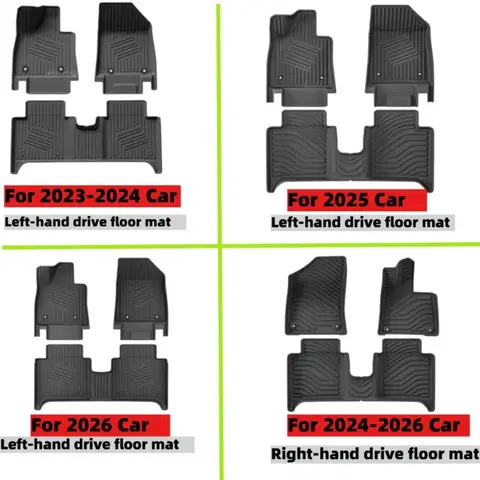 For ZEEKR X 2023-2026 5seats  Floor Mats Trunk Mat All Weather Front Rear Cargo Liner Mat, Waterproof Anti-Slip  Accessories