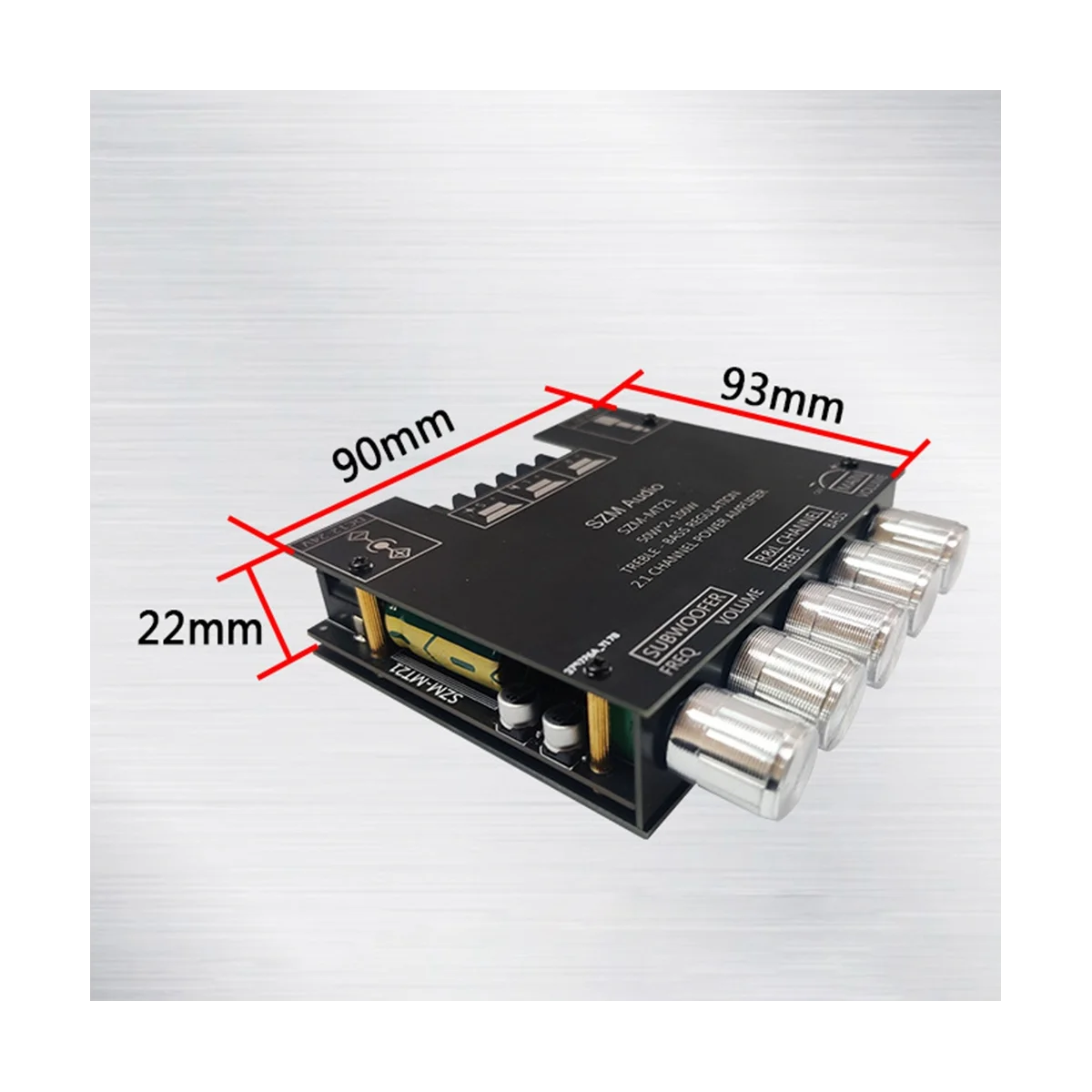 Carte d'amplificateur de puissance numérique Bluetooth, amplificateur haute puissance, technologie haute basse, canal 2.1, 50W x 2 + 100W