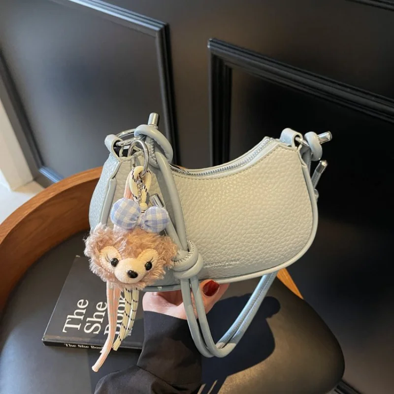 

Classic Elegant Crossbody Bag For Ladies - Women's Leather Handbag From Luxury Brand By Famous Designer