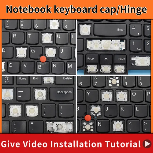 교체용 키캡 힌지, 레노버 씽크패드 T570 P51S T580 P52S 노트북 01ER564 01ER605 01HX241 키보드용