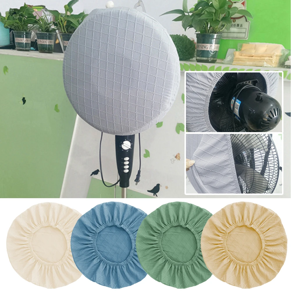 Fan Dust Cover All-inclusive Fan Case Heater Cover Protective Case Household Storage Net Cover Elastic Half Wrapped Dust Cloth