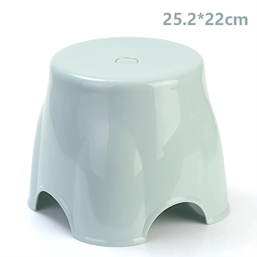 Bathroom Furniture Lovely Cartoon Stools Thicken Living Room Home Non-slip Bath Bench Stool Plastic PP Changing Shoes Stool