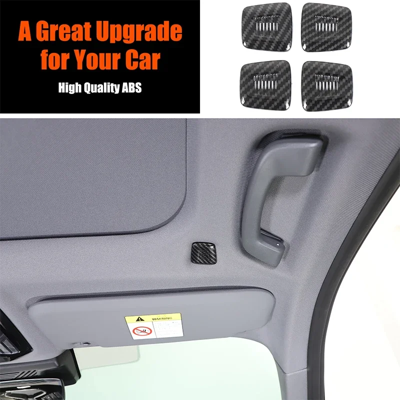 4Pcs ABS Carbon Fiber For BMW X3 G45 2025+ Car front and rear microphone cover decoration sticker car protection accessories