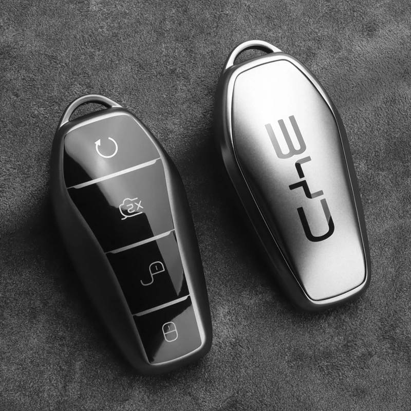 TPU-Autoschlüsselhülle für BYD Seal Song Plus Atto 3 Dolphin Han EV Tang Qin U Dmi Yuan Pro Schutz Schlüsselanhänger Zubehör – Detail 2