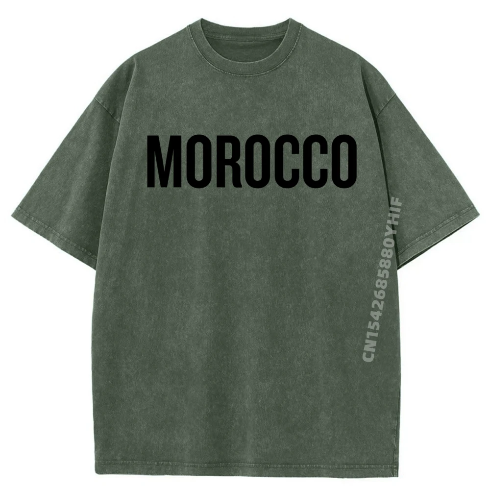 

Марокко национальный флаг цвет желтый забавные футболки мужская мужская одежда ретро стираные топы футболки роскошная одежда